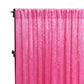 Velvet 12ft H x 52" W Drape/Backdrop Curtain Panel - Fuchsia