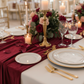 10 yards Velvet Fabric Roll - Burgundy.