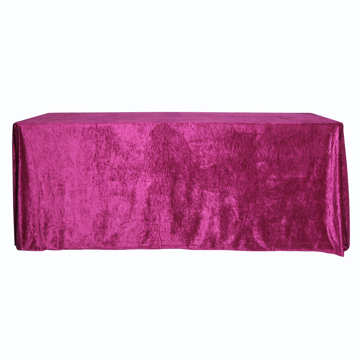 Velvet 90"x132" Rectangular Tablecloth - Magenta - CV Linens™