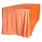 Velvet 90"x156" Rectangular Tablecloth - Orange