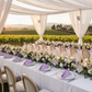 Victorian Lilac Wisteria Satin Napkin - Outdoor Wedding Reception