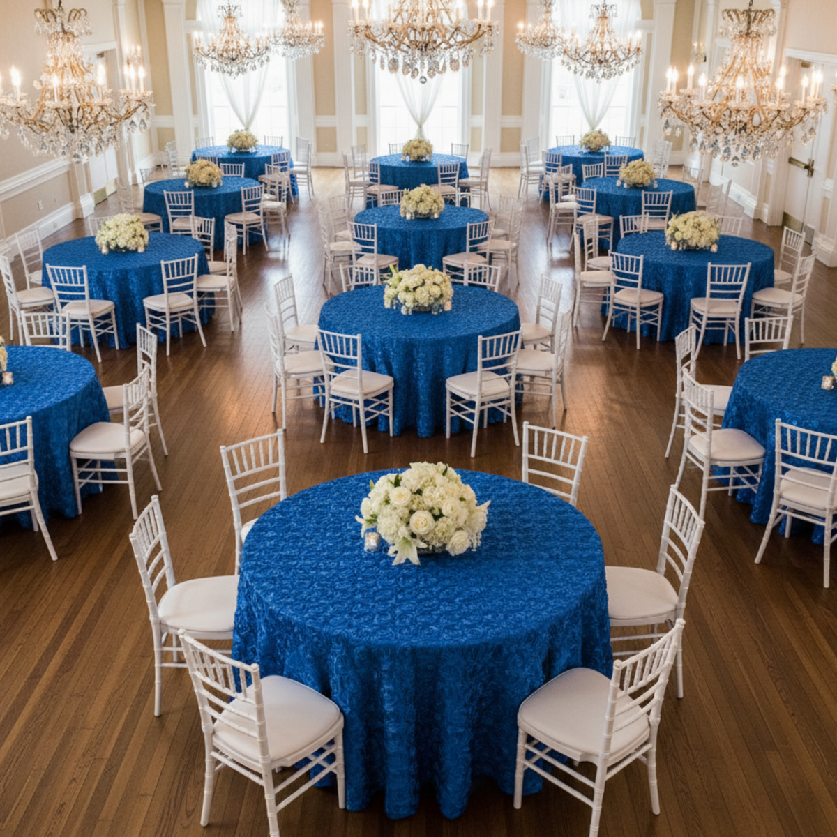 Wedding Ballroom Overhead Angle