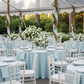 Baby Blue 120 Premium Polyester Round Tablecloth Outdoor 