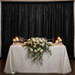 Wedding Reception 8ft Black Velvet Drape