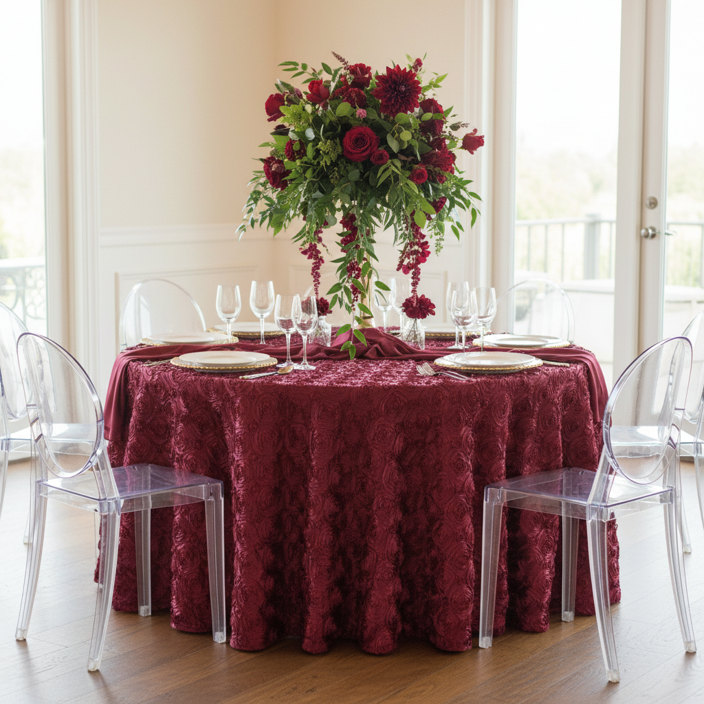 Wedding Rosette SATIN 120