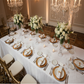 White 90x132 Pintuck Taffeta Tablecloth Wedding Reception 