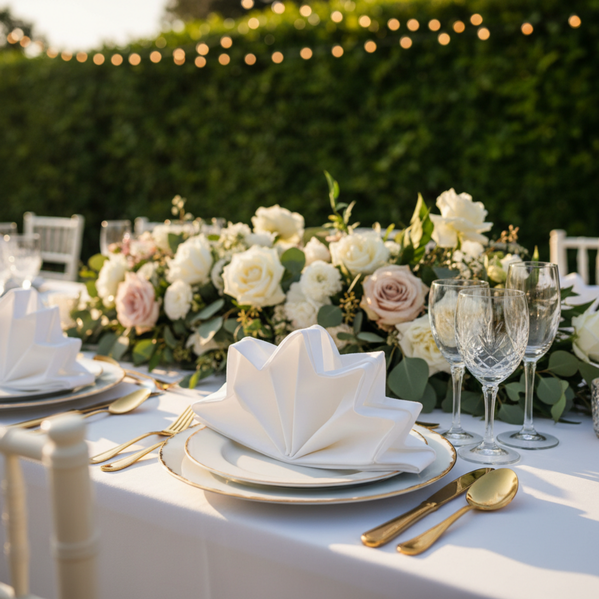 Napkin Close-Up Outdoor Garden