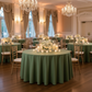 Willow Green 120 Round Premium Polyester Tablecloth – Indoor Reception