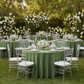 Willow Green 120 Round Premium Polyester Tablecloth – Outdoor Reception