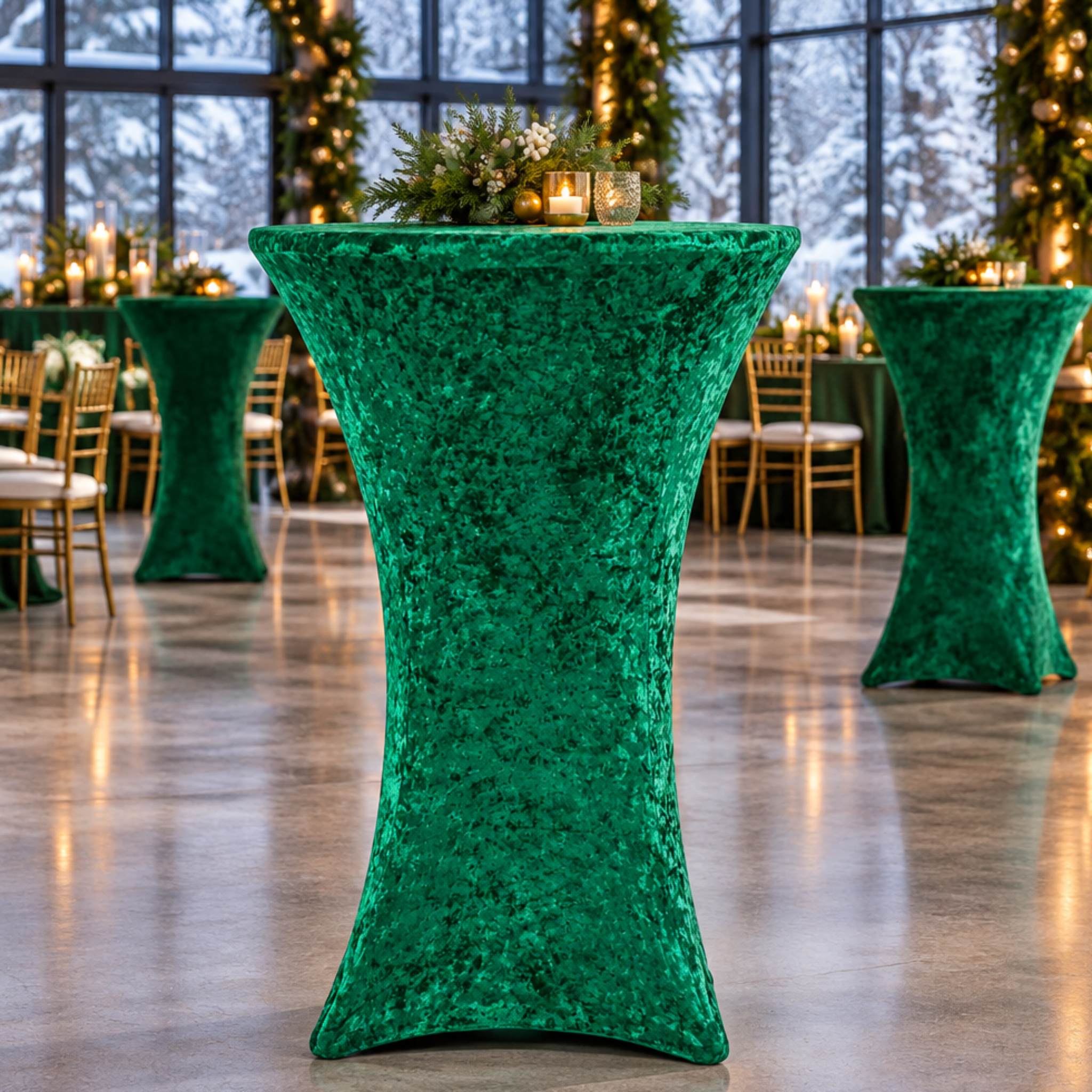Winter conservatory gathering