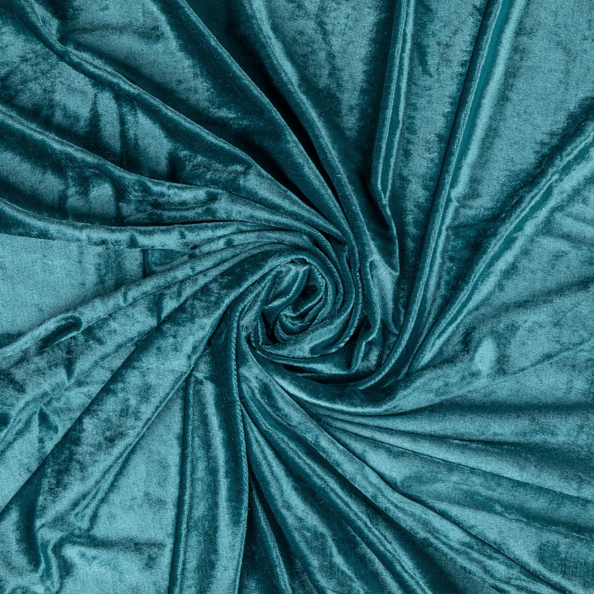 10 yards Velvet Fabric Roll - Dark Turquoise - CV Linens