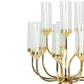 12 Arms Candle Holder Wedding Candelabra Table Centerpiece 48"H - Gold