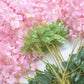 12 Pack Hanging Wisteria Vines Silk Flower Stem - Pink