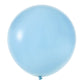 Baby Blue 18" Matte Large Round Latex Balloons | 10 pcs - CV Linens
