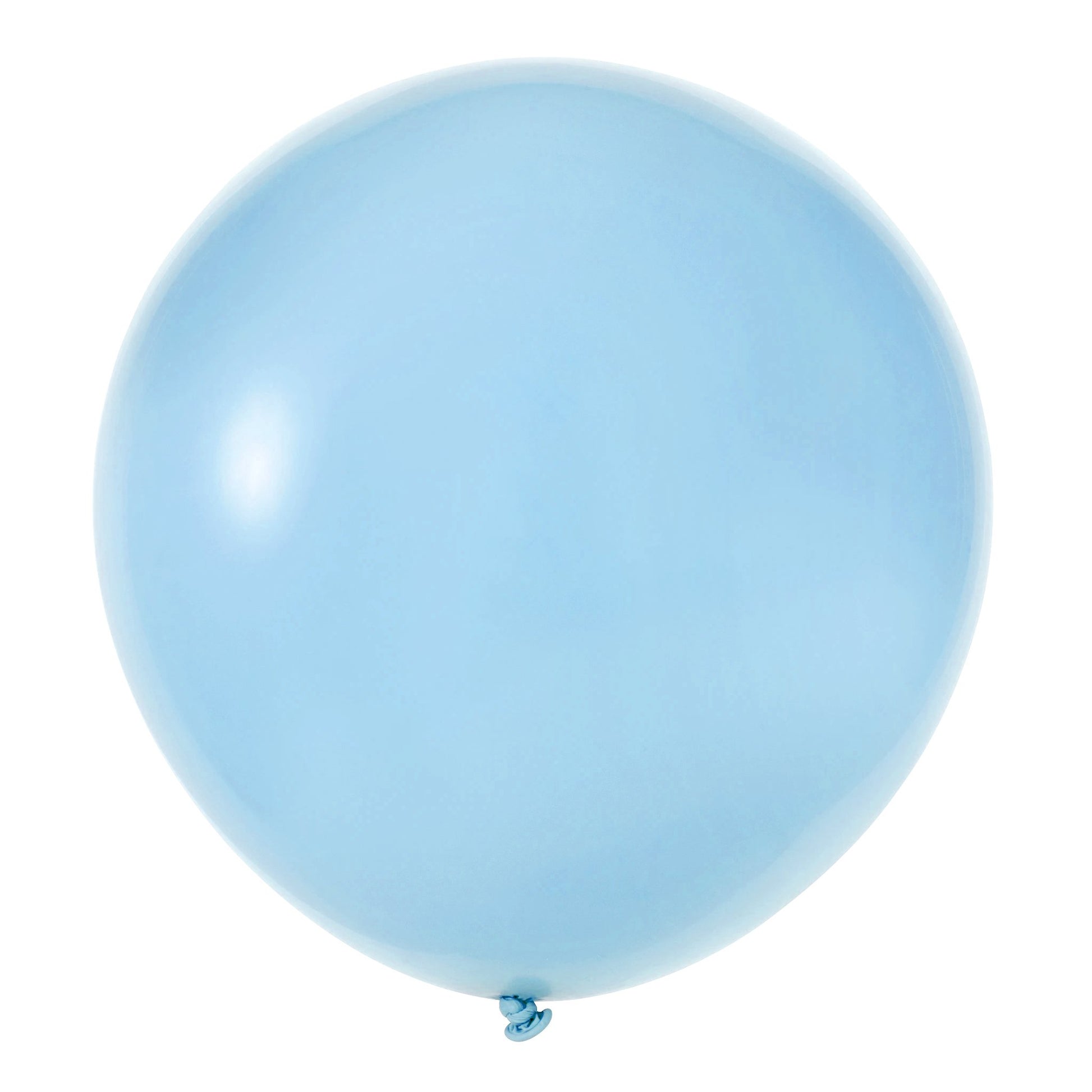 Baby Blue 18" Matte Large Round Latex Balloons | 10 pcs - CV Linens