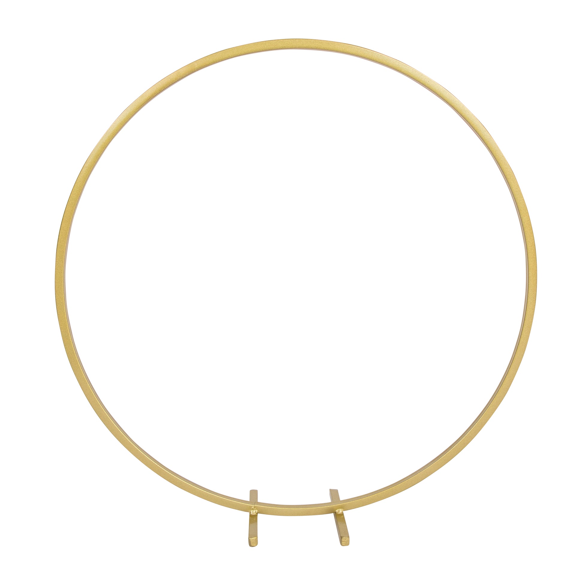 Pack of 2 pcs Metal Round Arch Hoop Tabletop Decor Centerpiece 20" Diameter - Gold
