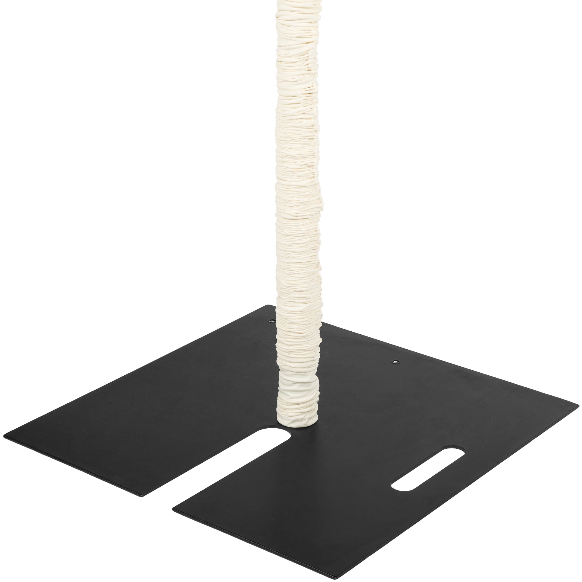20ft Spandex Upright Pole Cover - Ivory - CV Linens