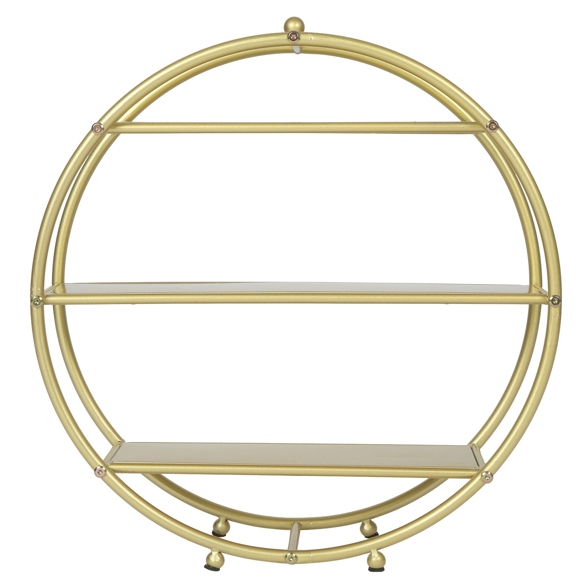 3 Tier Wheel Ring Dessert Stand - Gold
