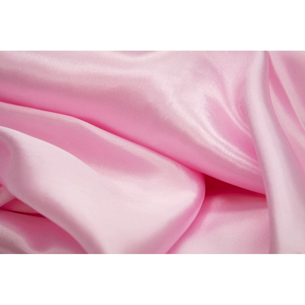 40 yds Satin Fabric Roll - Pink - CV Linens