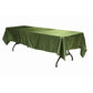Satin Rectangular 60"x120" Tablecloth - Willow Green - CV Linens