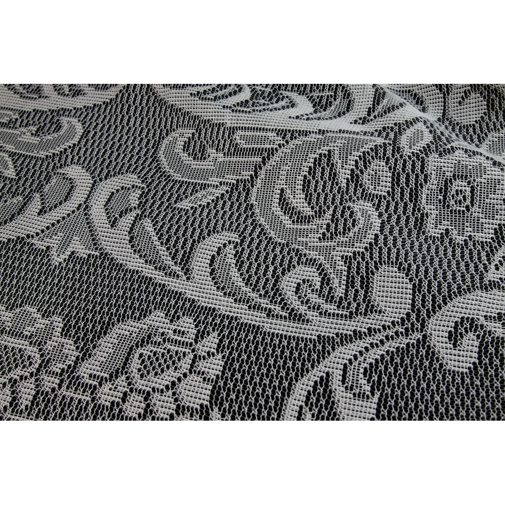 72" Square Quaker Lace Table Overlay Topper - Ivory | tablecloth |