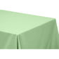 90"x132" Rectangular Oblong Polyester Tablecloth - Mint Green - CV Linens
