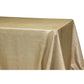 Crushed Taffeta 90"x156" Rectangular Tablecloth - Champagne - CV Linens