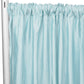 Accordion Crinkle Taffeta 10ft H x 54" W Drape/Backdrop Panel - Baby Blue - CV Linens