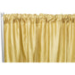 Accordion Crinkle Taffeta 10ft H x 54" W Drape/Backdrop Panel - Gold - CV Linens