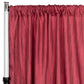 Accordion Crinkle Taffeta 10ft H x 54" W Drape/Backdrop Panel - Burgundy - CV Linens