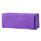 Accordion Crinkle Taffeta 90"x132" Rectangular Tablecloth - Purple - CV Linens