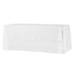 Accordion Crinkle Taffeta 90"x132" Rectangular Tablecloth - White - CV Linens