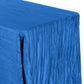 Accordion Crinkle Taffeta 90"x156" Rectangular Tablecloth - Royal Blue - CV Linens