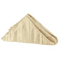 Accordion Crinkle Taffeta Napkin 20"x20" - Champagne - CV Linens