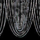 Acrylic Crystal Swag Curtain Valance 3ft Wide (2 count) - CV Linens