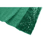 Glitz Sequin 12ft H x 112" W Drape/Backdrop panel - Emerald Green - CV Linens