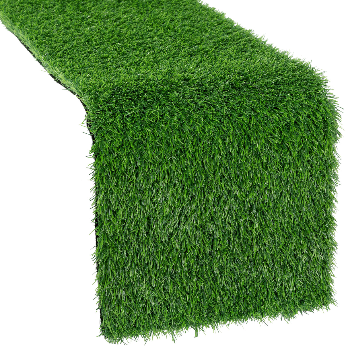 Artificial Grass Table Runner 12" x 108" Green CV Linens
