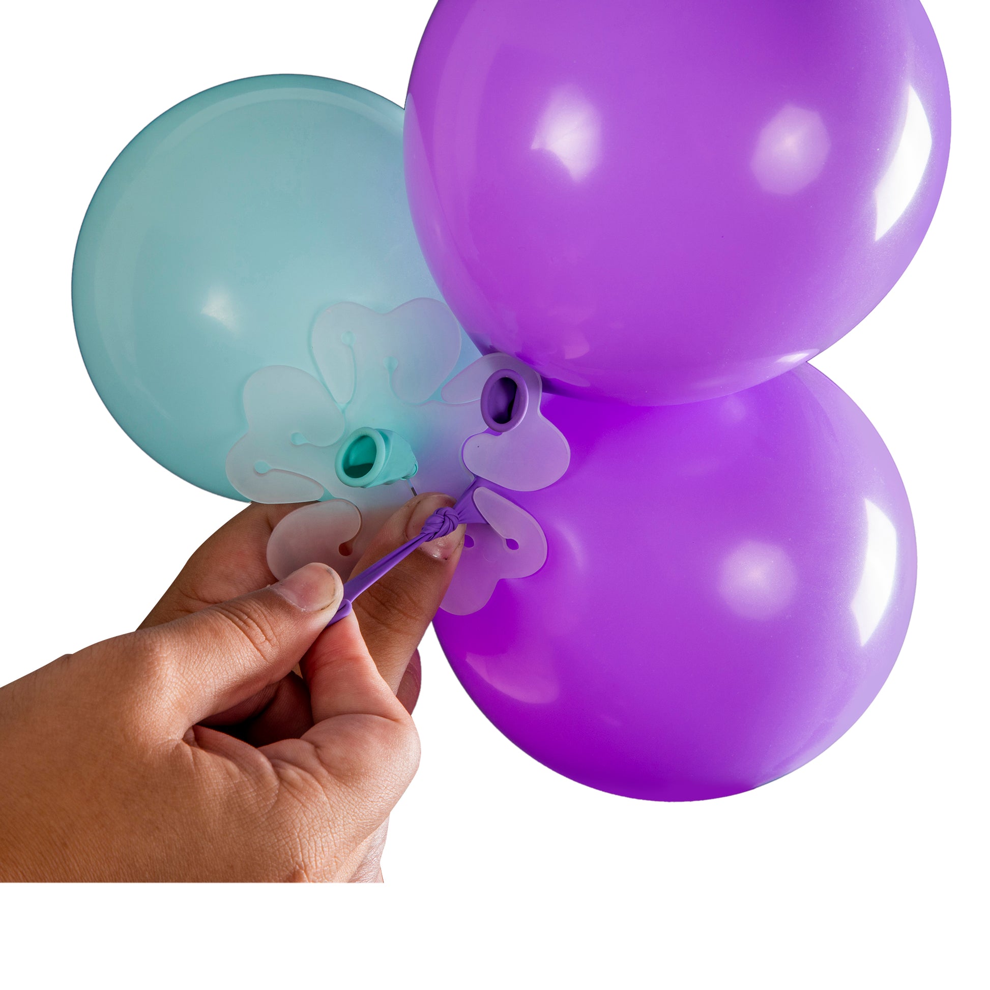 10pcs Flower Balloons Decoration Accessories, Plum Clip Practical Birthday  Wedding Party Plastic Clip