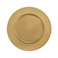 Beaded Round 13" Charger Plates - Gold - CV Linens