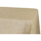 Burlap 90"x156" Rectangular Tablecloth - Natural Tan - CV Linens