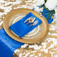 Lamour Satin Napkin 20"x20" - Royal Blue - CV Linens