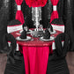 Glitz Sequin Spandex Chair Band - Apple Red - CV Linens