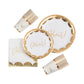 Celebrate Gold Tableware Kit for 20 Guests