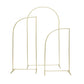 Chiara Backdrop Arch Frame Stands 3pc/set - Gold