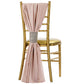 5pcs Pack of Chiffon Chair Sashes/Ties - Dusty Rose/Mauve - CV Linens