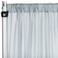 Chiffon Curtain Drape 10ft H x 58" W Panel - Dusty Blue - CV Linens