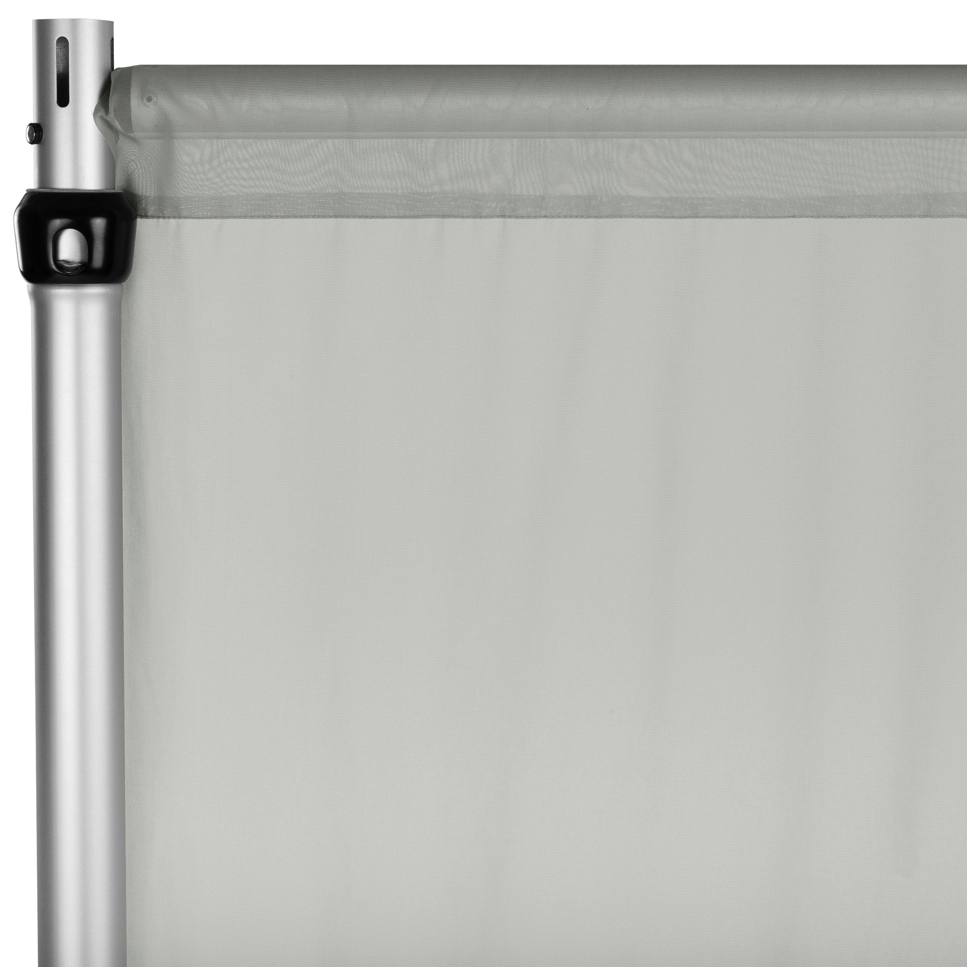 Chiffon Curtain Drape 14ft H x 58" W Panel - Silver - CV Linens