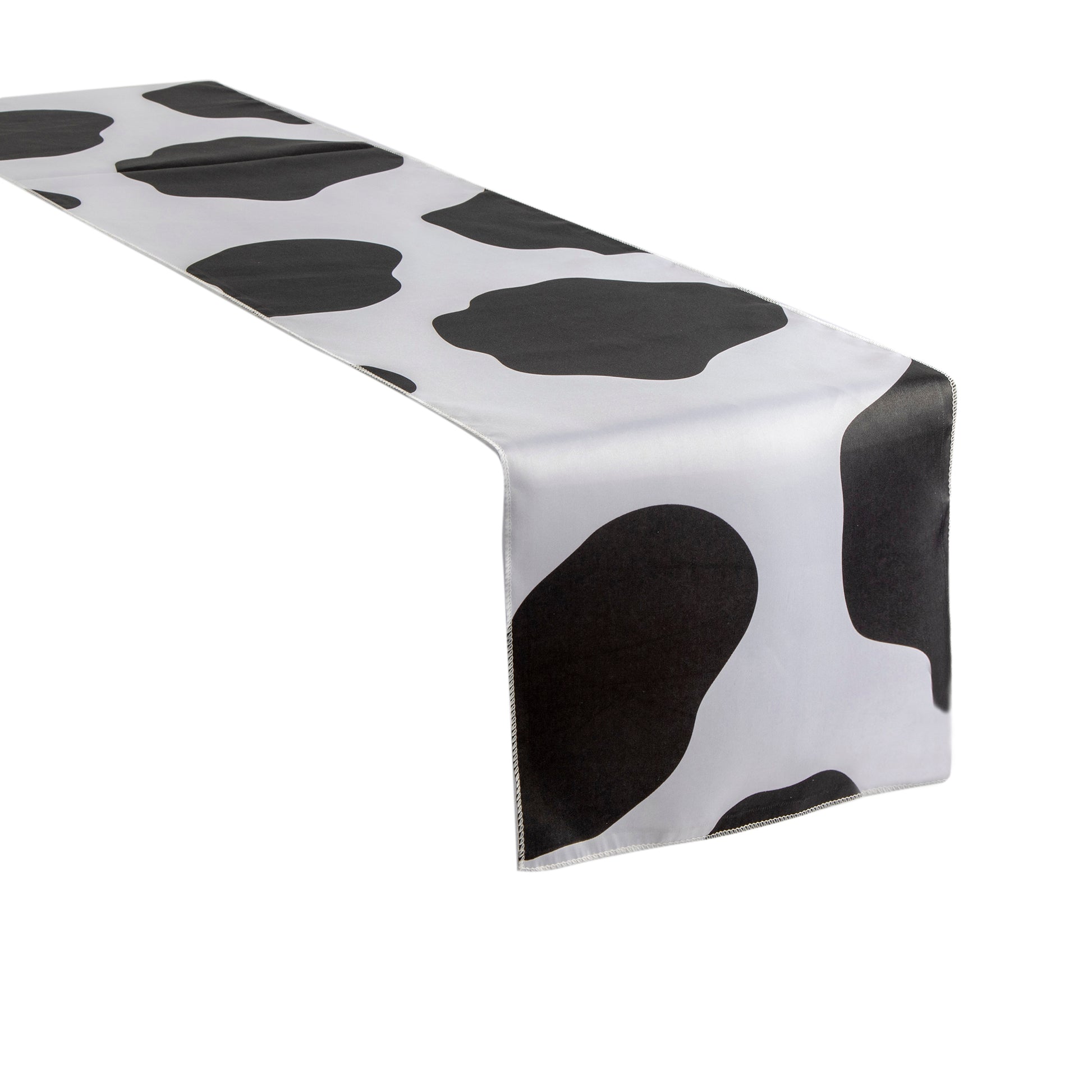 Cow Animal Print Satin Table Runner