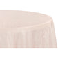 Crushed Taffeta 132" Round Tablecloth - Blush/Rose Gold - CV Linens