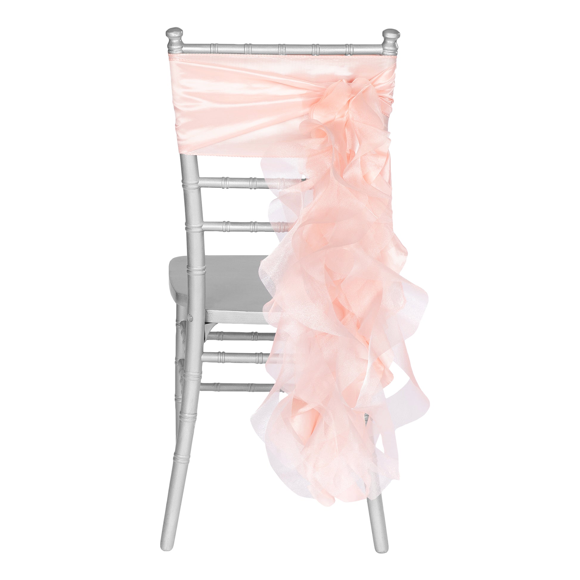 Curly Willow Chair Sash - Blush/Rose Gold - CV Linens
